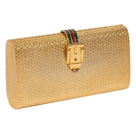 gucci metallic clutch|gucci clutch vintage.